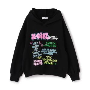 パーカー  「人気商品再入荷」「直営店で取り扱い無し」落書きグラフィティパーカ キッズ 子供服 女の子