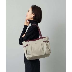 トートバッグ 「撥水/2WAY」サイドポケットパイピングバッグ レディース