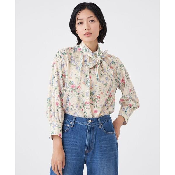 ブラウス シャツ 「ウォッシャブル」BOHOプリントブラウス レディース