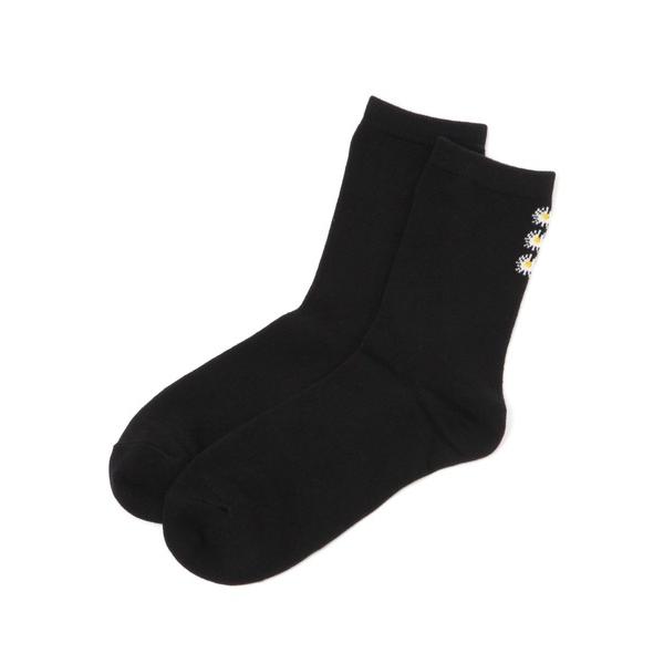 靴下 バックフラワーポイントソックス/592738 レディース