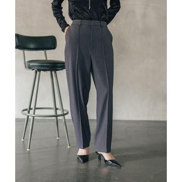 パンツ 「オフィスライン」TRストレートピンタックパンツ　582121 レディース