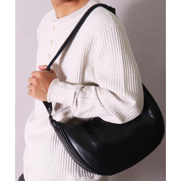 ショルダーバッグ (LF)「：： fulcro 」「R/arch S」3ポケット フェイクレザー ラ...