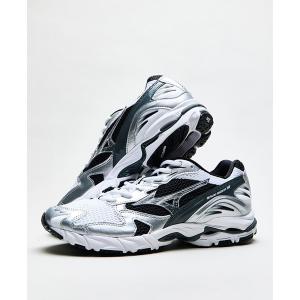スニーカー MIZUNO/ミズノ メンズ レディース スニーカー シルバー 韓国 WAVE RIDER 10 ウェブライダー D1GA210405 メ