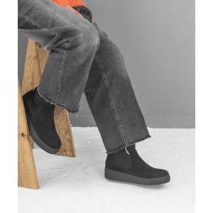 ブーツ ラメ入りソックスブーツ レディース