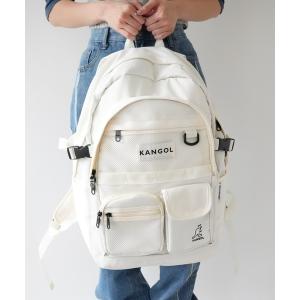 デイバック リュック 「 KANGOL / カンゴール 」 フラップ メッシュ ポケット バックパック メンズ レディース