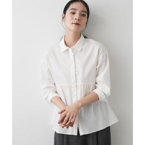 ブラウス シャツ 「洗える」ペプラムブラウス レディース