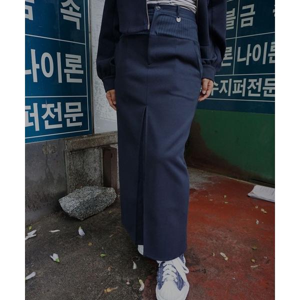 スカート BONBOM×Ameri BONDING PENCIL SKIRT