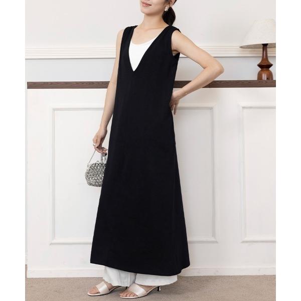 ワンピース 2wayノースリーブロングワンピ