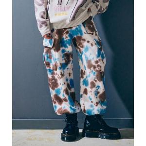 パンツ R4277 エフェクトダイカーゴスウェットパンツ レディース