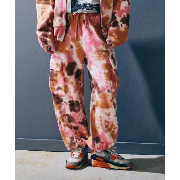 パンツ R4277 エフェクトダイカーゴスウェットパンツ レディース