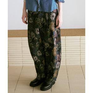 パンツ R4394 フラワープリントビエラパンツ レディース