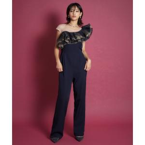 パンツドレス tule motif pants dress