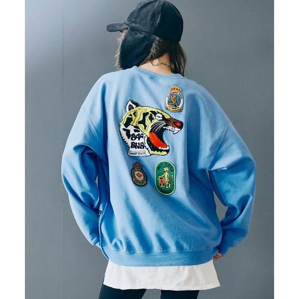 トレーナー スウェット M2554 タイガートレーナー レディース