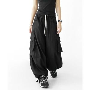 カーゴパンツ ドローストラップカーゴパンツ メンズ レディース