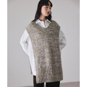 HYKE（ハイク） ニットベスト - ネイビー レディース : ZOZOTOWN Yahoo