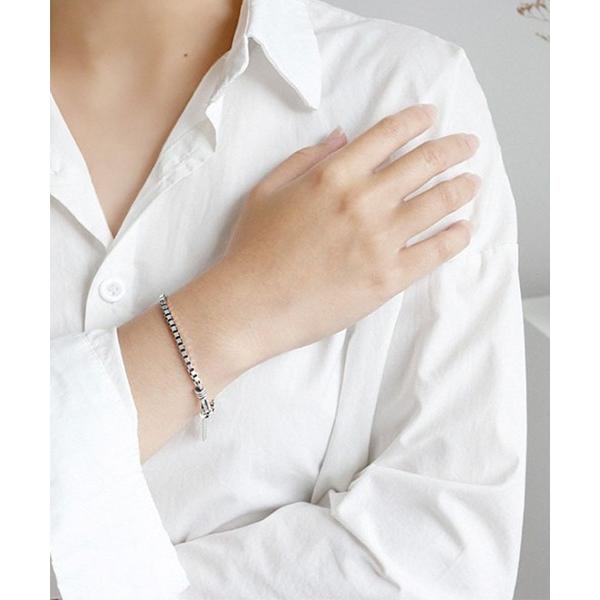 ブレスレット シルバープレートチェーンブレスレット(T3) メンズ レディース
