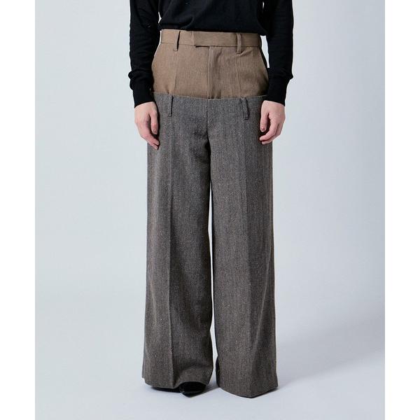 ワイドパンツ スラックス パンツ LOW-SLUNG LIKE PANTS レディース メンズ