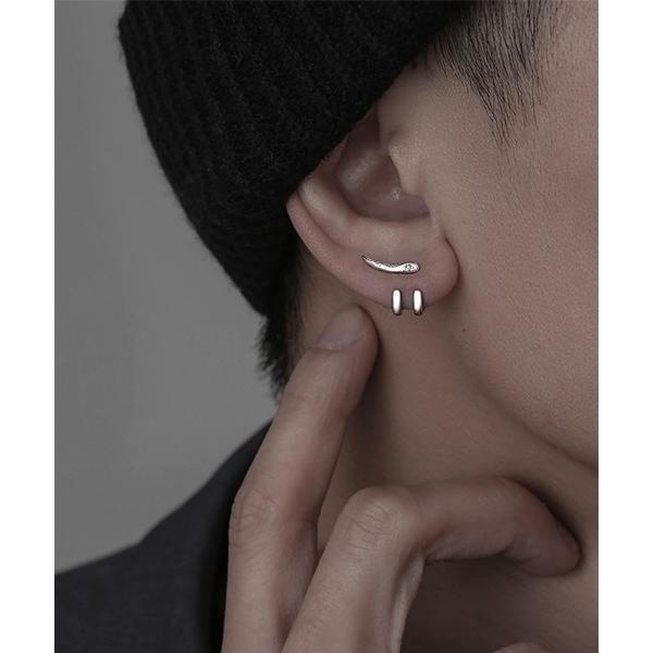 ピアス 変形ペアピアス/両耳用(T3) メンズ レディース