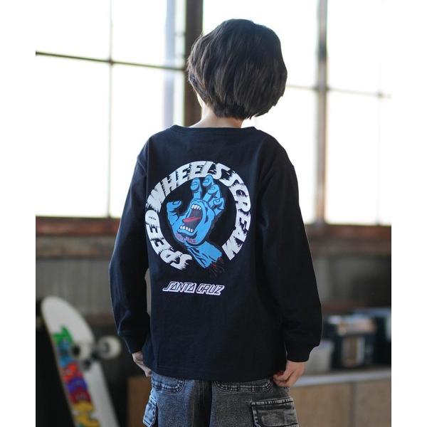 tシャツ SANTACRUZ/サンタクルーズ Scream Strip L/S T キッズ ロンT ...