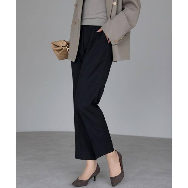 スーツ 高機能ノータックテーパードパンツ セットアップ可 レディース