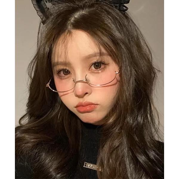 サングラス 「アンダーリムメガネ/レンズ無し/ユニセックス(T3)」 メンズ レディース