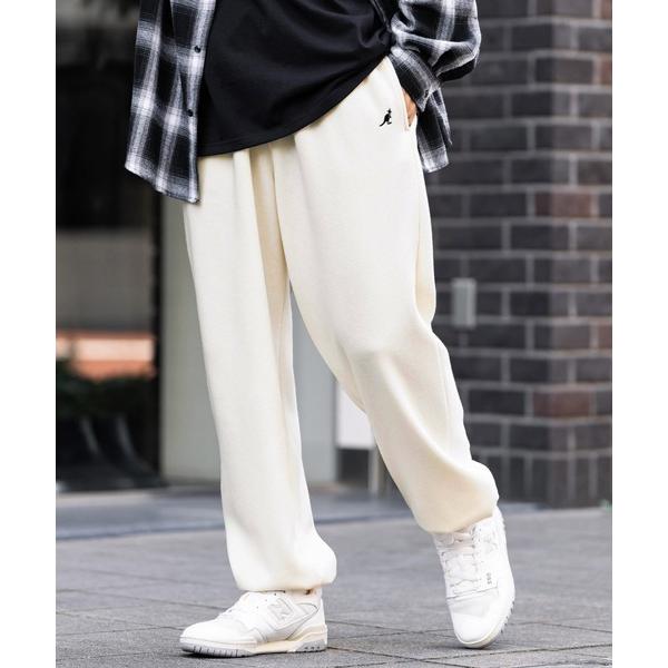 スウェットパンツ ジャージ KANGOL カンゴール 別注コラボ裏起毛ワンポイントロゴ刺繍スウェット...