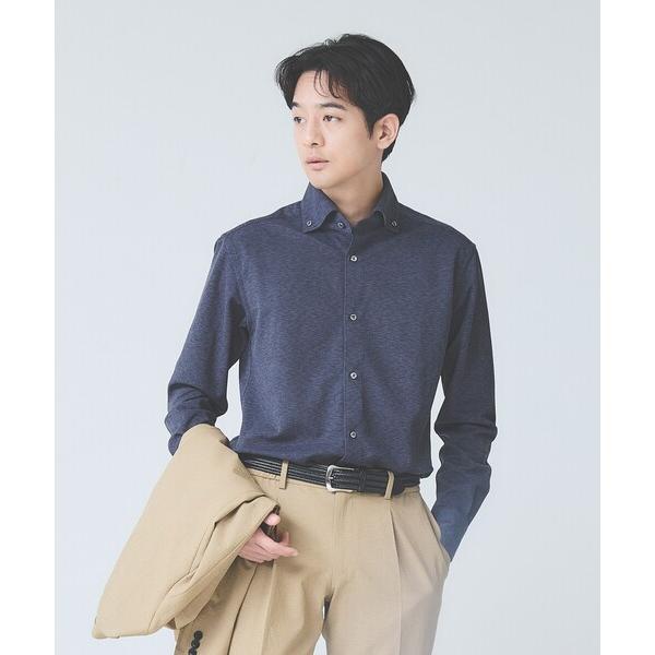 フォーマル シャツ 「ON/OFF兼用」MESH JERSEY ボタンダウンシャツ / FLEX S...