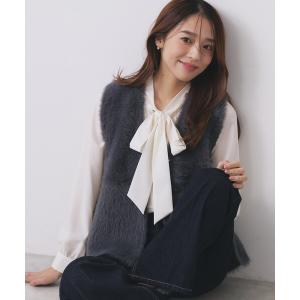 フェザーペプラムジレ レディース