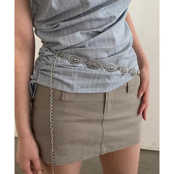 ベルト ヴィンテージライクコンチョベルト レディース メンズ