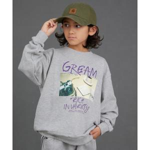 トレーナー スウェット 裏毛 トレーナー プリント 袖リブ 長袖「PAIRMANON STREET」 キッズ 子供服 男の子 女の子