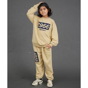 セットアップ スウェット 裏毛 セットアップ ロゴプリント 袖リブ 長袖「PAIRMANON STREET」 キッズ 子供服 男の子 女の子｜ZOZOTOWN Yahoo!店