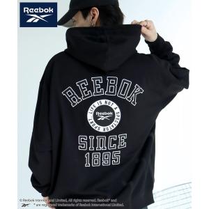 パーカー 「Reebok/リーボック」裏毛 グラフィック スウェット プルオーバーパーカー メンズ レディース