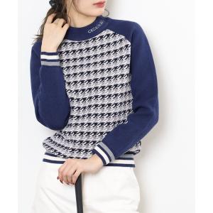 ニット セーター HOUND TOOTH　KNIT レディース