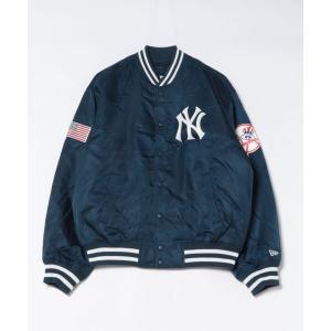 ニューエラ　ジャンパー　フルジップ　NEW ERA アウター NEW ERA（ニューエラ） スタジャン AP MLB WRLD BLK JP ジャケット