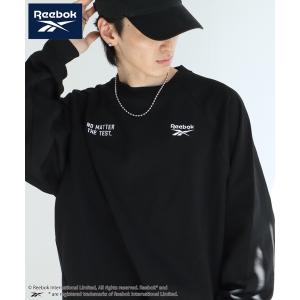 トレーナー スウェット 「Reebok/リーボック」CORPUS TOKYO別注 ラグランスウェット スイッチングプルオーバー 裏起毛 メンズ レディ