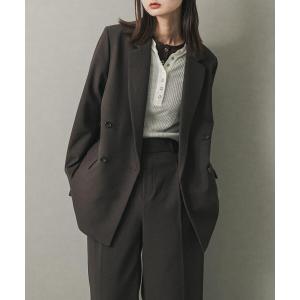 コート アウター ダブルテーラードジャケット レディース
