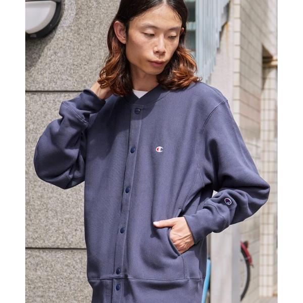 スタジャン Champion/チャンピオン RW SNAP SWEATSHIRT リバースウィーブ(...