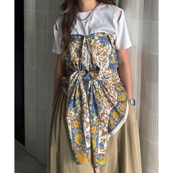 ブラウス シャツ DAQHNE SCARF SHIRT レディース