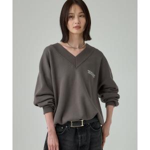 トレーナー スウェット 「J.J. Mercer」「別注」ロゴVネックプルオーバー レディース