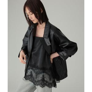キャミソール 「柳橋唯さんYouTube紹介アイテム」ヘムレースキャミソール