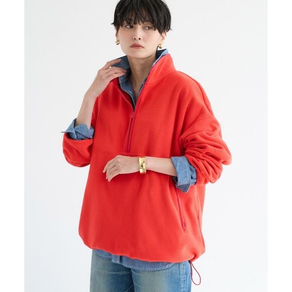 ブルゾン アウター BARNYARDSTORM / フリースハーフZIPブルゾン / マシンウォッシ...