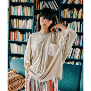 「niko and...」 半袖Tシャツ LARGE ナチュラル レディース