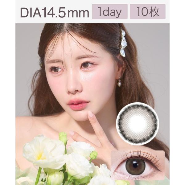 カラコン コンタクトレンズ Velvetear 1day ミストグレージュ（10枚入り）