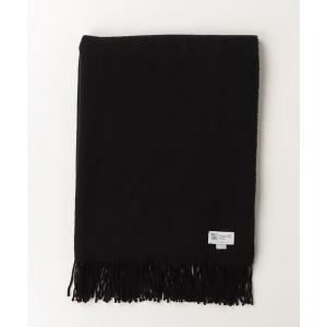 「Johnstons of Elgin」 カシミヤ ストール - ブラック レディース