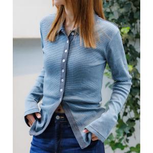 カーディガン 「Robert P.Miller / ロバートピーミラー」パネルリブカーディガン/ボーダー/カーディガン「WEB限定」 メンズ