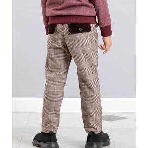 パンツ 「お揃い」グレンチェックロングパンツ(90~150cm) キッズ 子供服 男の子 女の子