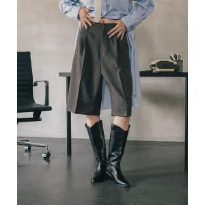 ワイドパンツ ハーフパンツ パンツ 短パン 「オ...の商品画像