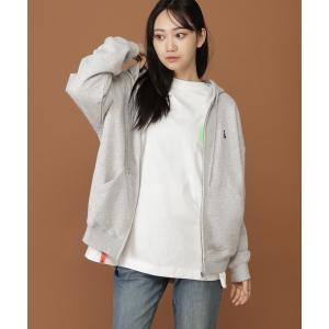 パーカー 「UNISEX」ALAND／ワッペンジップパーカー レディース メンズ