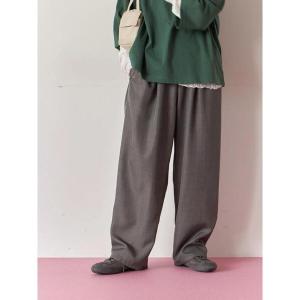 パンツ タックイージーパンツ レディース