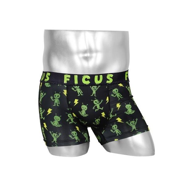 ボクサーパンツ FICUS フィークス Alien Everyday Life  メンズボクサーパン...